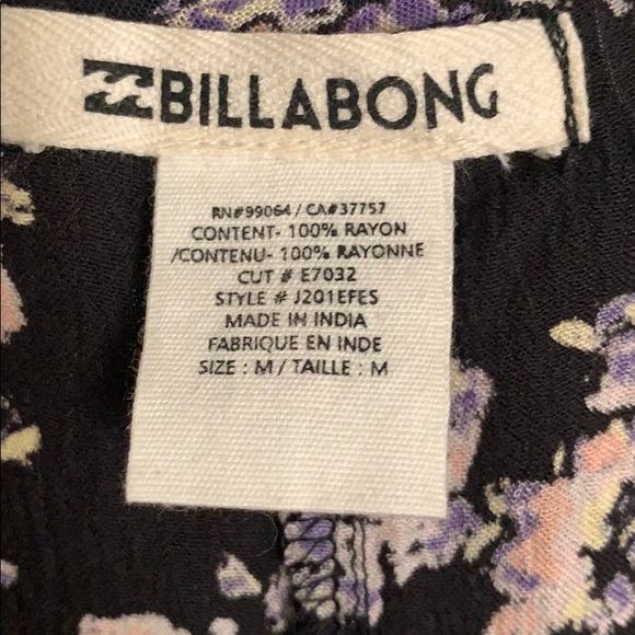 Billabong floral romper. Size M. Never worn! - Picture 2 of 4